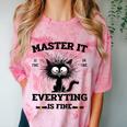 Masters Mastered It Graduate Master Degree Graduation Comfort Color Blast T-Shirt Clay