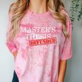 Master's Thesis Defense Tshirt Defended Graduation Comfort Color Blast T-Shirt Clay