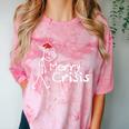 Merry Crisis Christmas Introvert Comfort Color Blast T-Shirt Clay