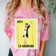 Mexican For Graduation La Graduada 2024 Comfort Color Blast T-Shirt Clay