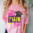 Miss 5th Grade Shirt 5 Grad Kids Girl Graduation School Comfort Color Blast T-Shirt Clay