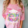 Mother Of a 2025 Graduate Tie Dye Class Senior Graduation 25 Comfort Color Blast T-Shirt Clay