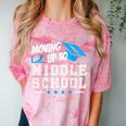 Moving Up To Middle School Graduation T-Shirt Comfort Color Blast T-Shirt Clay