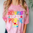 Moving Up To Pre-K Teacher Student Kid Graduation T-Shirt Comfort Color Blast T-Shirt Clay
