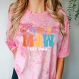 MSW Est 2025 Graduation School Social Worker Shirt Master Comfort Color Blast T-Shirt Clay
