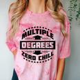 Multiple Degrees Zero Chill College Graduation Comfort Color Blast T-Shirt Clay