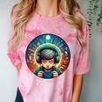 Music Enthusiast Under Starry Skies World Introvert Boy Comfort Color Blast T-Shirt Clay Music Enthusiast Under Starry Skies World Introvert Boy Comfort Color Blast T-Shirt Clay