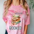 'My Weekend Is All Booked' Reading Book Introvert Librarian Comfort Color Blast T-Shirt Clay 'My Weekend Is All Booked' Reading Book Introvert Librarian Comfort Color Blast T-Shirt Clay