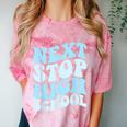 Next Stop High School Elementary School Graduation 2025 Comfort Color Blast T-Shirt Clay