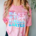 Next Stop Kindergarten Groovy Graduation Last Day Of School Comfort Color Blast T-Shirt Clay