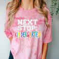 Next Stop Kindergarten Tshirt For Preschool Graduation Comfort Color Blast T-Shirt Clay