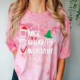 Nice Naughty Introvert Christmas List Santa Comfort Color Blast T-Shirt Clay Nice Naughty Introvert Christmas List Santa Comfort Color Blast T-Shirt Clay