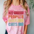 No People Only Cats Introvert Comfort Color Blast T-Shirt Clay No People Only Cats Introvert Comfort Color Blast T-Shirt Clay
