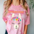 No Prob Llama Birthday Graduation Women Kids Girls Comfort Color Blast T-Shirt Clay