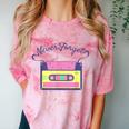 Nostalgia 1980s 80s 90s Costume Party Never Forget Comfort Color Blast T-Shirt Clay