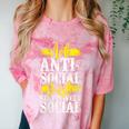Not Anti Social Just Selectively Social Introvert Comfort Color Blast T-Shirt Clay