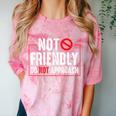 Not Friendly Do Not Approach Witty Introvert Tee Comfort Color Blast T-Shirt Clay