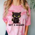 Not A Hugger Tee Angry Cat Sarcastic Cute Introvert Comfort Color Blast T-Shirt Clay Not A Hugger Tee Angry Cat Sarcastic Cute Introvert Comfort Color Blast T-Shirt Clay