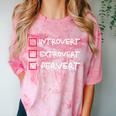 Not Introvert Not Extrovert Pervert Visual Joke Ambivert Comfort Color Blast T-Shirt Clay