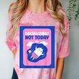 Not Today Cool Fun Cute Introvert Cat Character Comfort Color Blast T-Shirt Clay Not Today Cool Fun Cute Introvert Cat Character Comfort Color Blast T-Shirt Clay