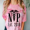 Nurse Practitioner Graduation NP Est 2019 Shirt Comfort Color Blast T-Shirt Clay