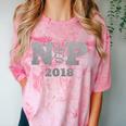 Nurse Practitioner Graduation Shirt NP Est 2018 Tee Comfort Color Blast T-Shirt Clay