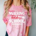 Nursing School Survivor 2025 RN ER Graduation Nurse Grad Comfort Color Blast T-Shirt Clay