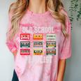 Old School Playlist Nostalgia Vibes Cassette Comfort Color Blast T-Shirt Clay