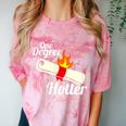One Degree Hotter Graduation T Shirt For College Grads Comfort Color Blast T-Shirt Clay