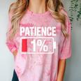 Patience 1 Battery Low Mood Tired Introvert Humor Comfort Color Blast T-Shirt Clay Patience 1 Battery Low Mood Tired Introvert Humor Comfort Color Blast T-Shirt Clay