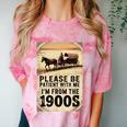 Be Patient With Me I'm From The 1900s Birthday Retirement Comfort Color Blast T-Shirt Clay