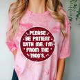 Patient I'm From The 1900s Fathers Day Please Be Premium Comfort Color Blast T-Shirt Clay