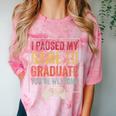 I Paused My Game To Graduate Gamer Graduation Men Boys Comfort Color Blast T-Shirt Clay