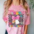 Peace Out 2nd Grade Graduation Last Day School Second Grade Comfort Color Blast T-Shirt Clay