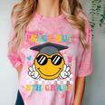 Peace Out 5th Grade Graduation Last Day Of School Comfort Color Blast T-Shirt Clay