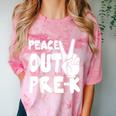 Peace Out Pre-K Great Class Of 2019 Graduation T-Shirt Comfort Color Blast T-Shirt Clay