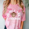 People Are Strange Monkey Introvert People Hater Comfort Color Blast T-Shirt Clay