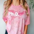 Ph Diva Women Dissertation Doctoral Degree Graduation PhD Comfort Color Blast T-Shirt Clay