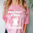 Pharmacy School Survivor PharmD Graduation T-Shirt Comfort Color Blast T-Shirt Clay