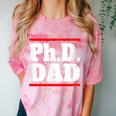 PHD DAD Shirt Doctorate Graduation Fathers Day Comfort Color Blast T-Shirt Clay