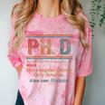PHD Definition Doctor Of Philosophy Degree Graduation Comfort Color Blast T-Shirt Clay