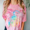 PhD Graduation Dead Inside But i Got My PhD Tie Dye Funny Comfort Color Blast T-Shirt Clay