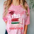 PhD PhD Graduation Gifts PhD Survivor T-Shirt Comfort Color Blast T-Shirt Clay