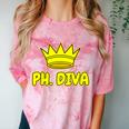 PhD Graduation Ph Diva t Shirt Phdiva Phd t Comfort Color Blast T-Shirt Clay
