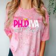 PhDiva Graduation Doctorate Student Graduate Comfort Color Blast T-Shirt Clay