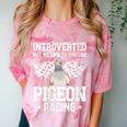 Pigeon Racing Introvert Pigeon Breeder Homing Pigeon Comfort Color Blast T-Shirt Clay
