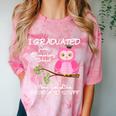 Pink I Graduated From Elementary Graduation Comfort Color Blast T-Shirt Clay