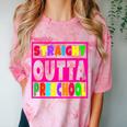 Pink STRAIGHT OUTTA Preschool PRE-K Graduation Comfort Color Blast T-Shirt Clay