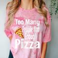 Pizza Lover Saying Introvert Anti Social Humor Foodie Comfort Color Blast T-Shirt Clay Pizza Lover Saying Introvert Anti Social Humor Foodie Comfort Color Blast T-Shirt Clay