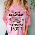 Please Be-Patient I'm From The 1900s Retro Cassette Tape Comfort Color Blast T-Shirt Clay
